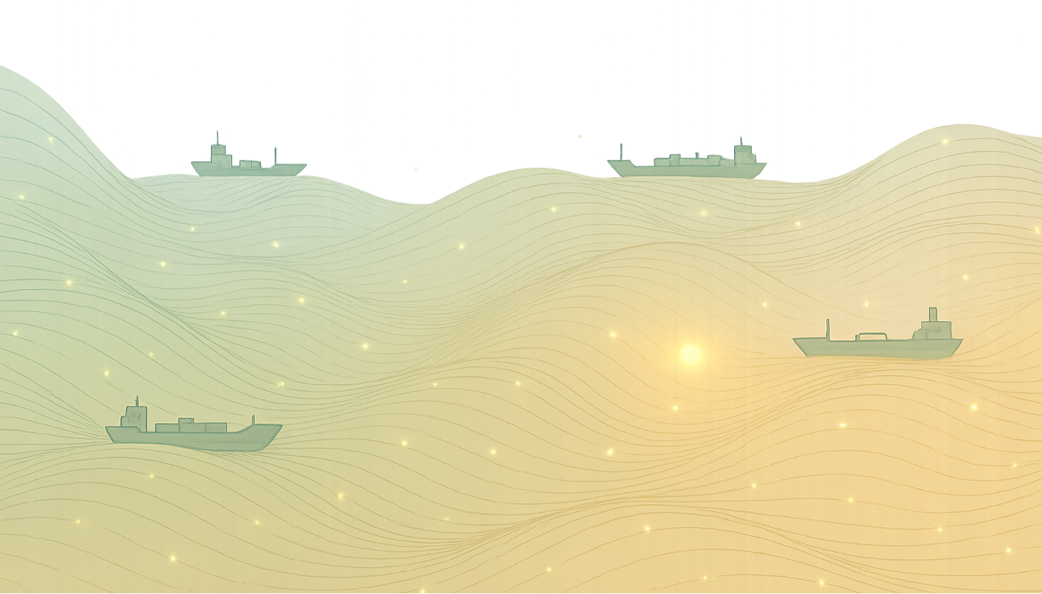 Conceptual Shipping Routes Visualization